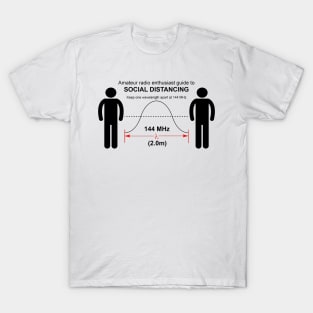 Amateur radio Social Distancing T-Shirt